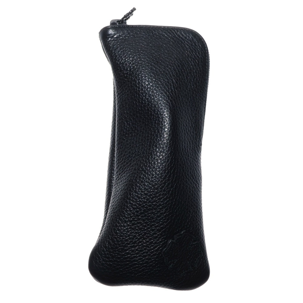 CHROME HEARTS(クロムハーツ) VERTICAL SMILE I サイドエタニティハーフリム サングラス メガネ ブラック/シルバー※度有り