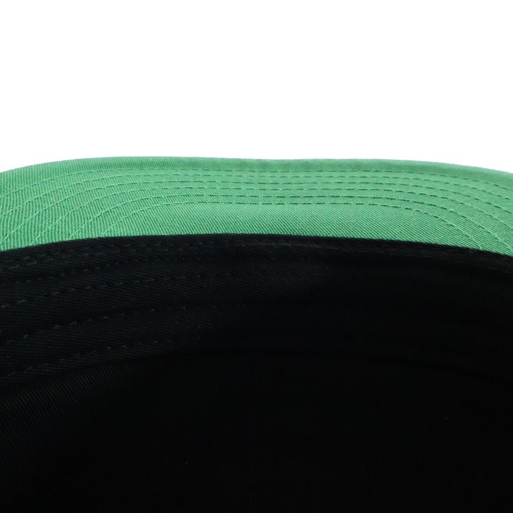 CHROME HEARTS(クロムハーツ) FITTED WOOL ACRYLIC SERGE ハートロゴ刺繍ベースボールキャップ ブルー