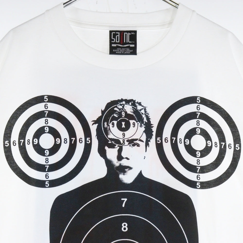 SAINT MICHAEL(セントマイケル) 23AW The Kid LAROI SS TEE SM-A23-0000-C32 キッドラロイ スコーププリント半袖Tシャツ ホワイト ホワイト