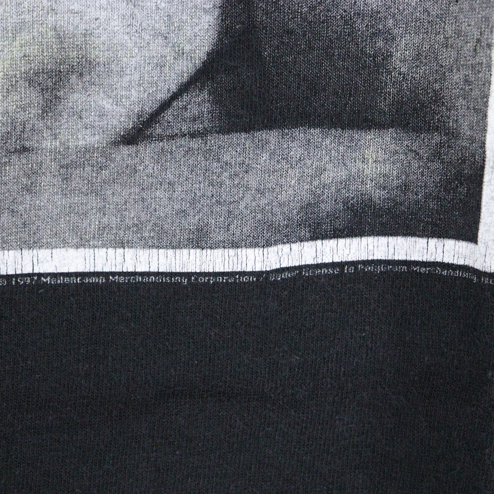 VINTAGE(ヴィンテージ) 90s PolyGram Label TEE フロントプリント半袖Tシャツ カットソー ブラック