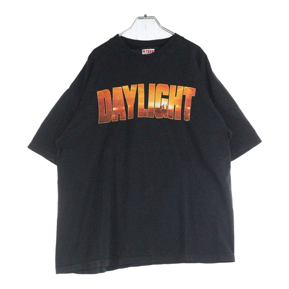 VINTAGE(ヴィンテージ) 90s DAY LIGHT TEE フロントプリント半袖Tシャツ カットソー ブラック