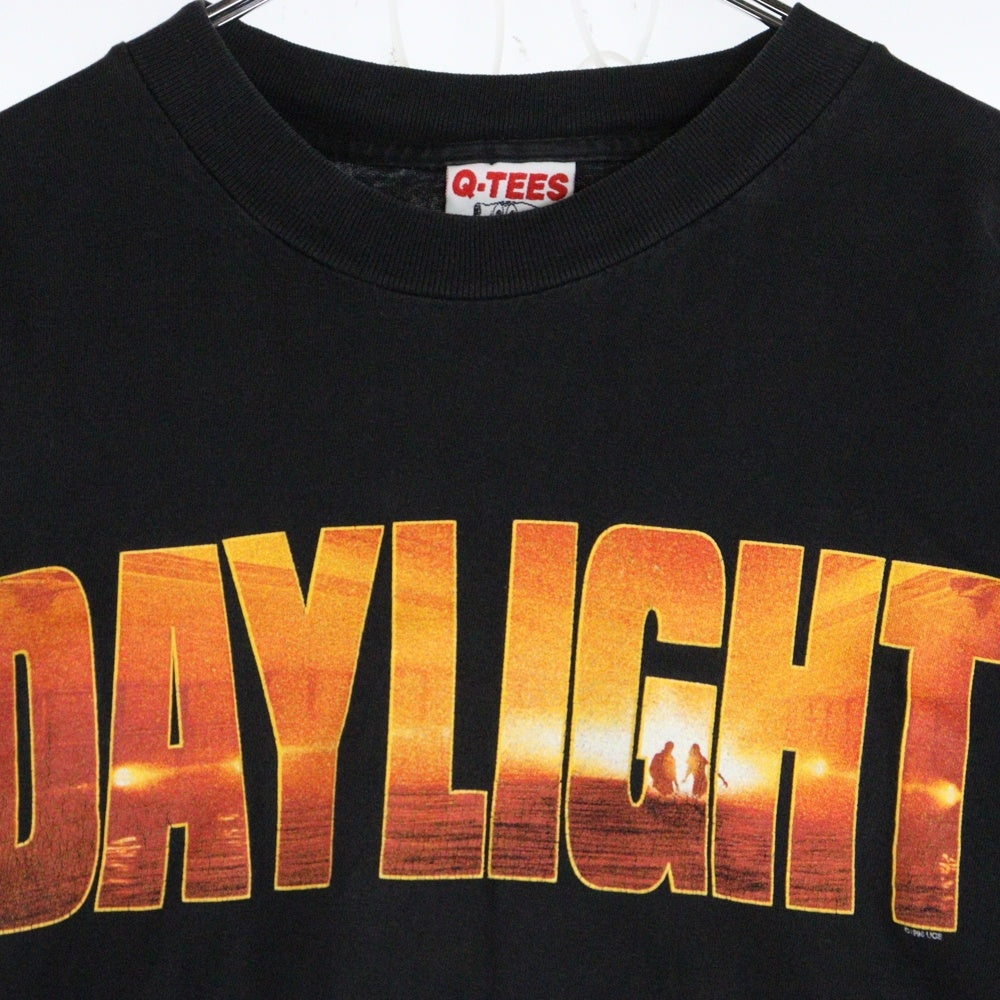 VINTAGE(ヴィンテージ) 90s DAY LIGHT TEE フロントプリント半袖Tシャツ カットソー ブラック