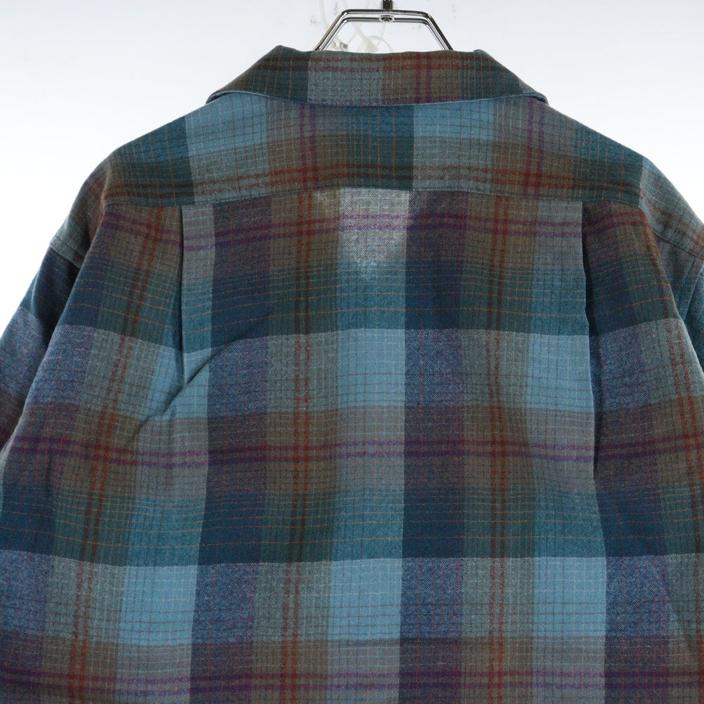 PENDLETON(ペンドルトン) 60s VINTAGE オンブレチェック 長袖シャツ グリーン/ブルー