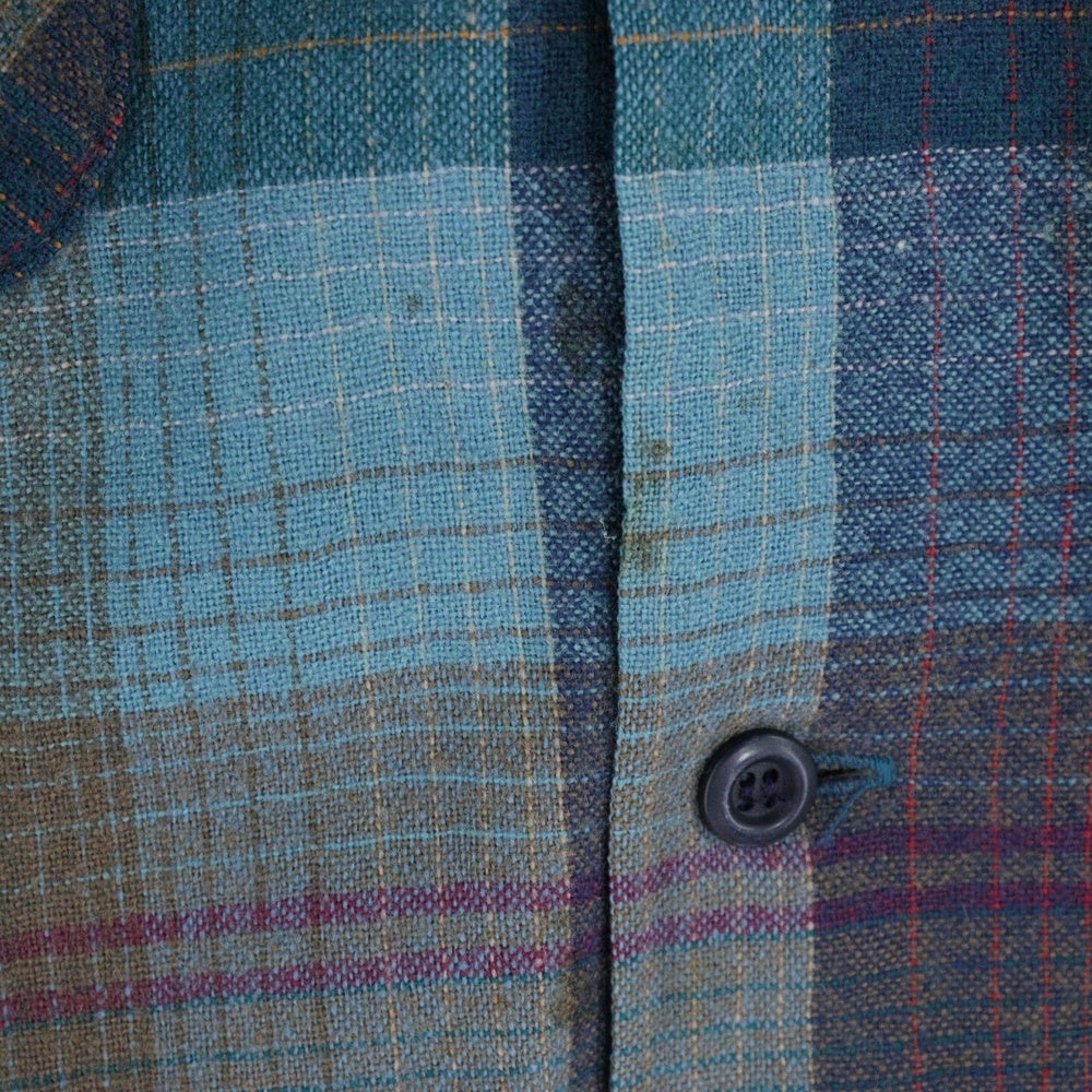 PENDLETON(ペンドルトン) 60s VINTAGE オンブレチェック 長袖シャツ グリーン/ブルー