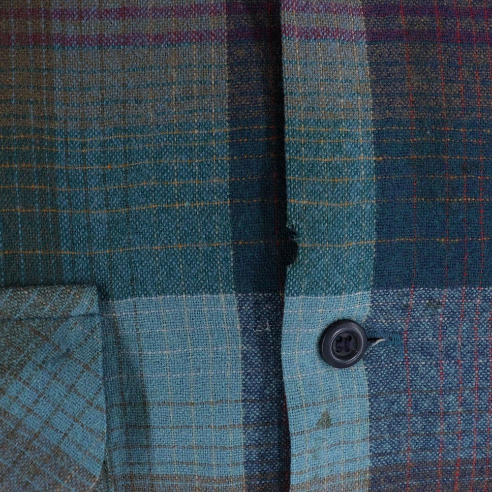 PENDLETON(ペンドルトン) 60s VINTAGE オンブレチェック 長袖シャツ グリーン/ブルー