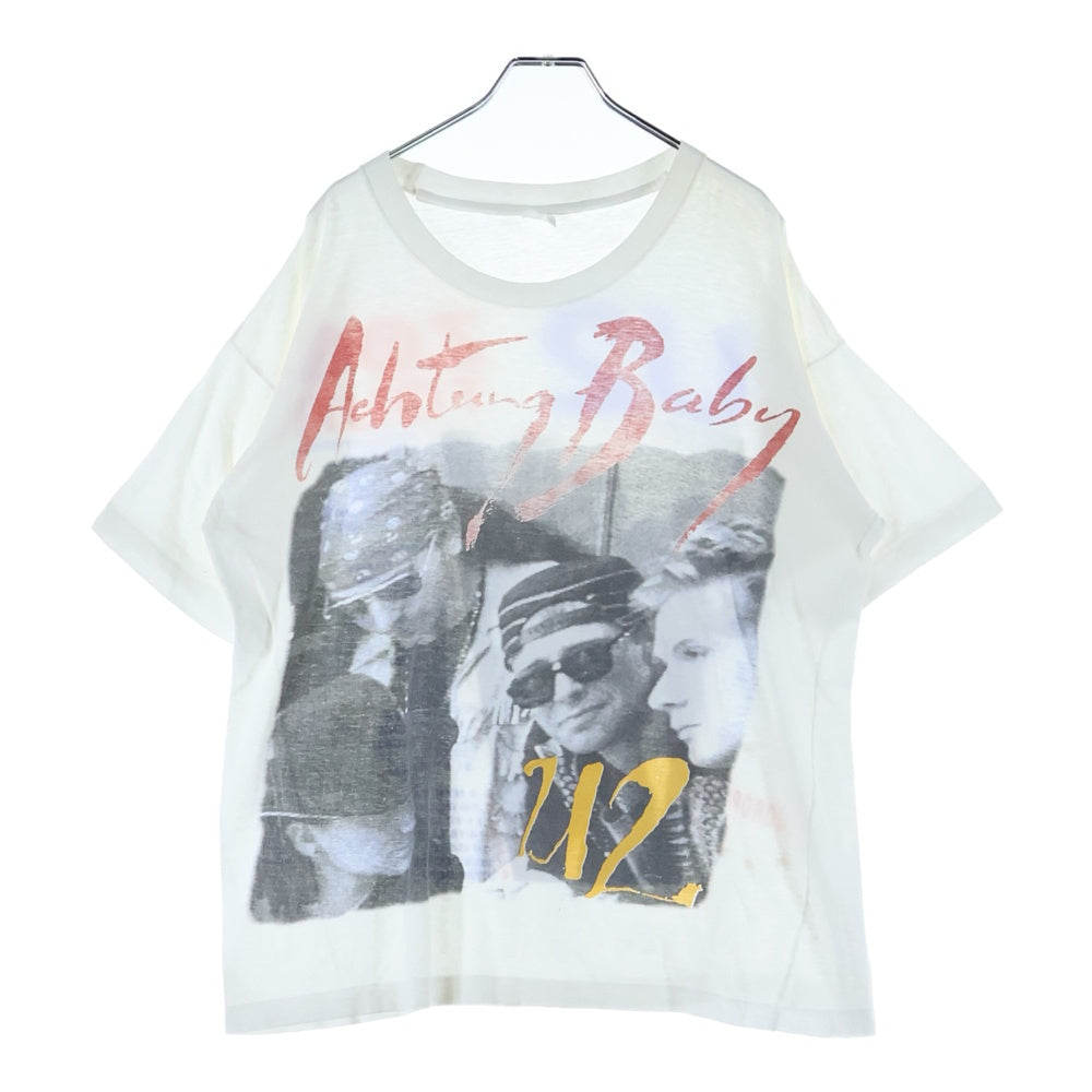VINTAGE(ヴィンテージ) 90S U2 ZOOROPA 93 両面プリント 半袖Tシャツ ホワイト