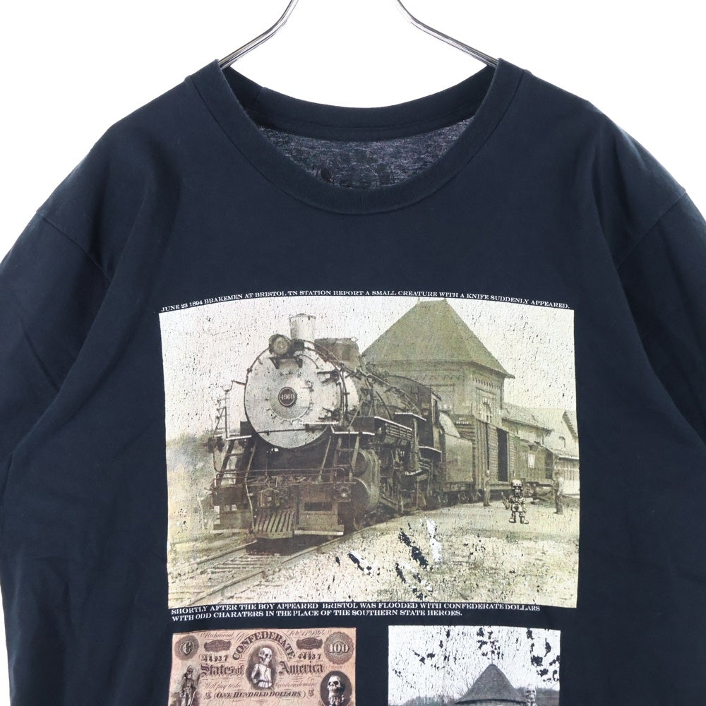CHROME HEARTS(クロムハーツ) FOTI フォティ フロントプリント半袖Tシャツ カットソー ブラック