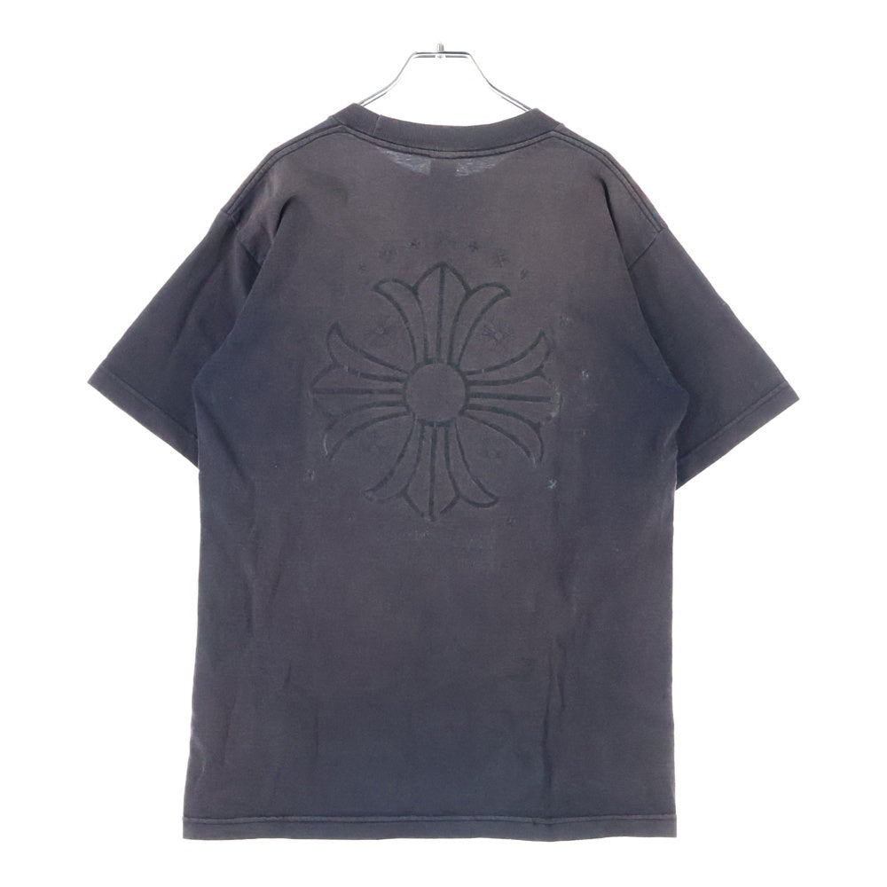 CHROME HEARTS(クロムハーツ) OLD CHプラス 両面プリント半袖Tシャツ カットソー ブラック