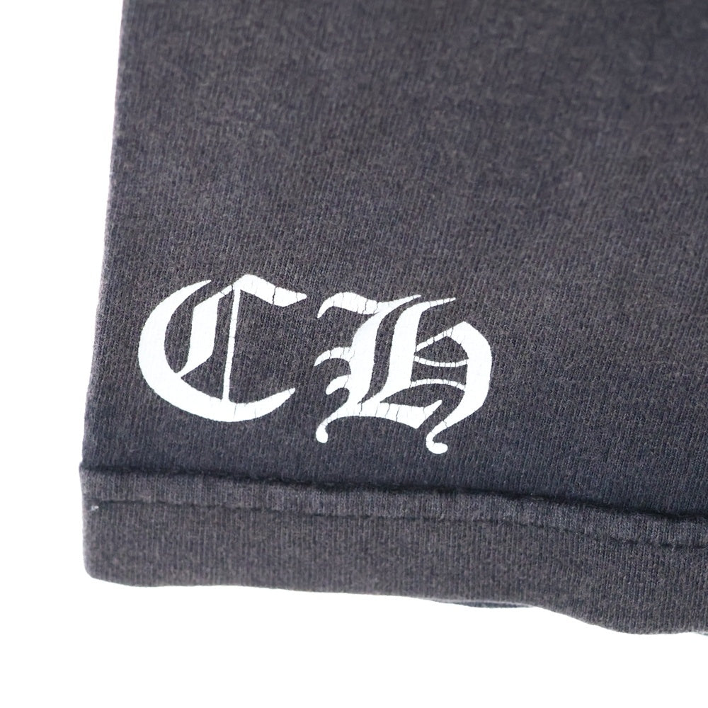 CHROME HEARTS(クロムハーツ) OLD CHプラス 両面プリント半袖Tシャツ カットソー ブラック