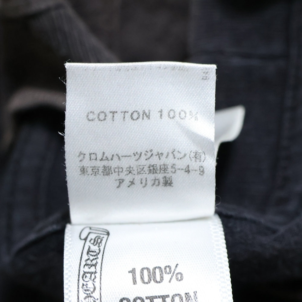 CHROME HEARTS(クロムハーツ) OLD CHプラス 両面プリント半袖Tシャツ カットソー ブラック