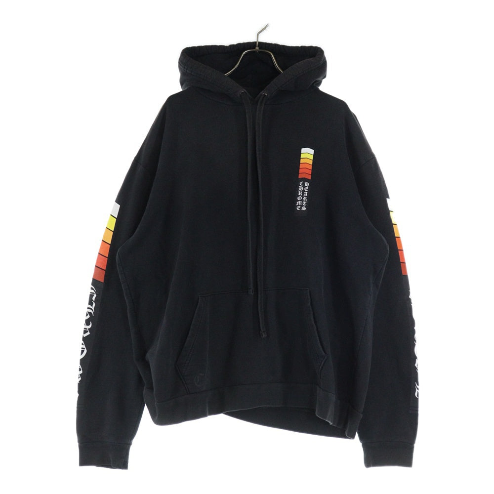 CHROME HEARTS(クロムハーツ) Made In Hollywood プルオーバーパーカー グラフィックプリントパーカー フーディー ブラック