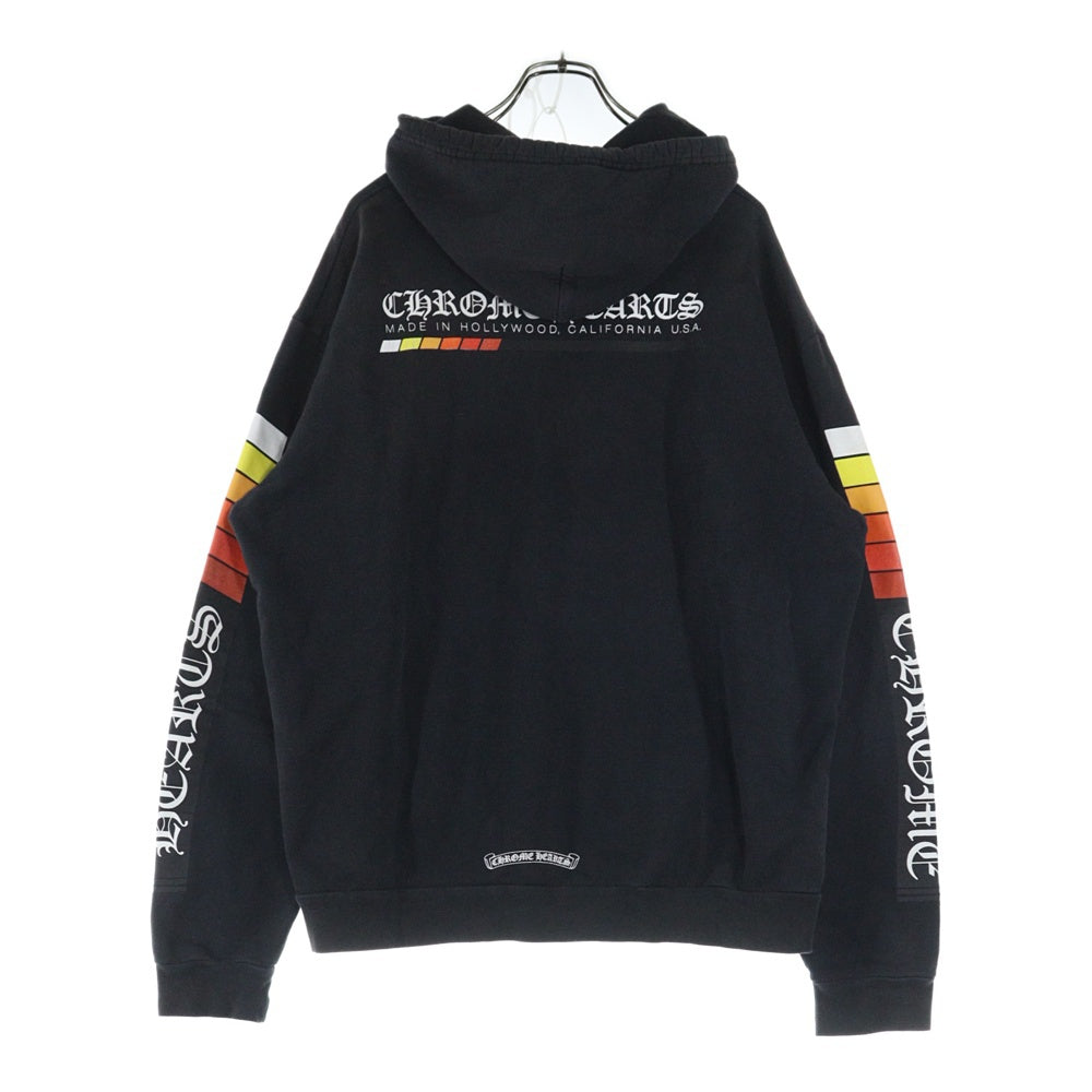 CHROME HEARTS(クロムハーツ) Made In Hollywood プルオーバーパーカー グラフィックプリントパーカー フーディー ブラック