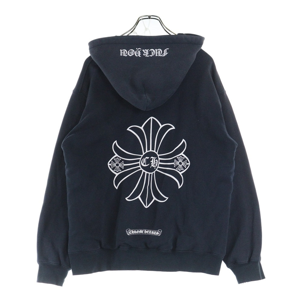 CHROME HEARTS(クロムハーツ) OLD CH PLUS HOODIE オールドモデル バックCHプラスプリント プルオーバーパーカー フーディー ブラック
