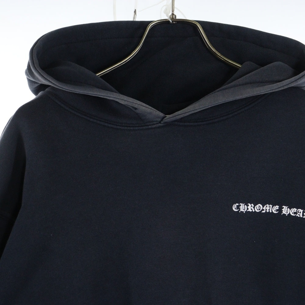 CHROME HEARTS(クロムハーツ) OLD CH PLUS HOODIE オールドモデル バックCHプラスプリント プルオーバーパーカー フーディー ブラック