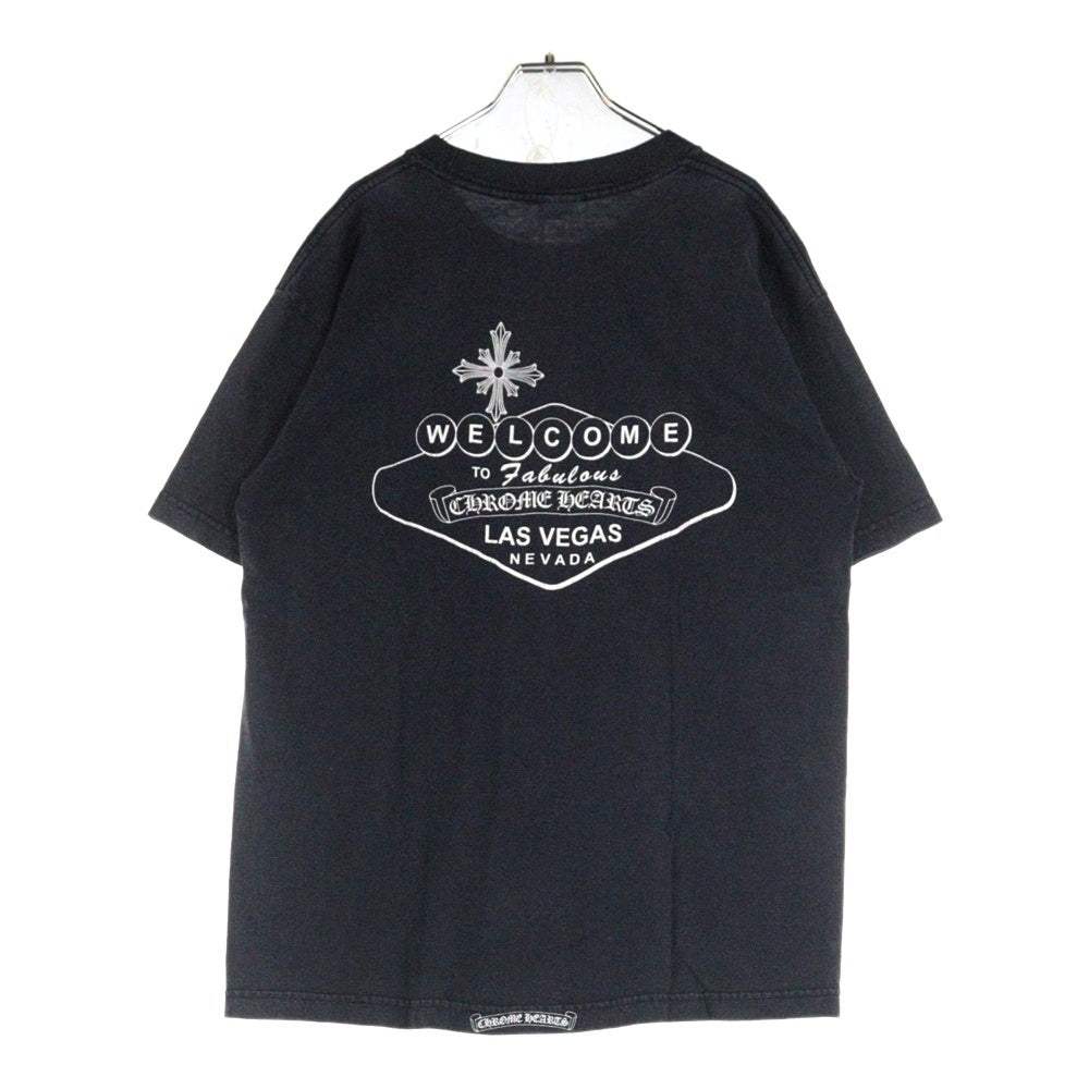 CHROME HEARTS(クロムハーツ) OLD LAS VEGAS S/S TEE オールド ラスベガス 両面プリント 半袖Tシャツ ブラック