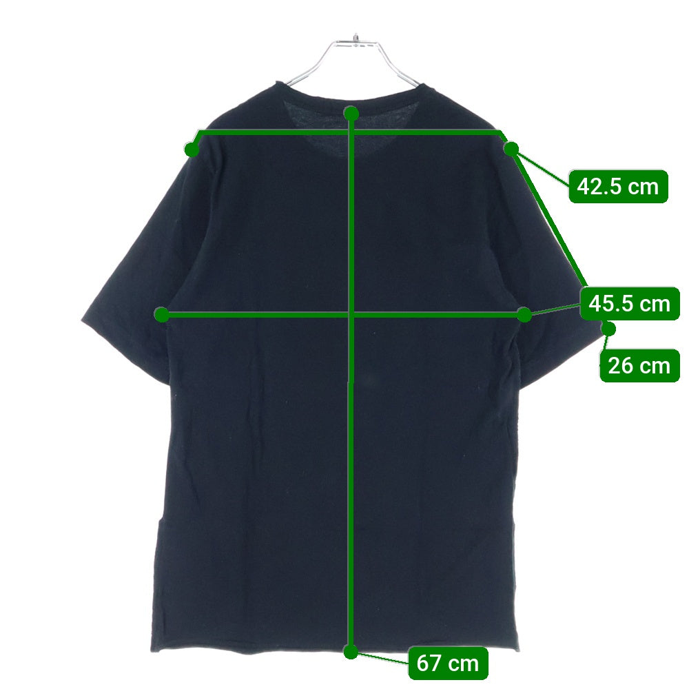 UNDERCOVER(アンダーカバー) Archive NO ANGELS グラフィックプリント インサイドアウト 半袖Tシャツ ブラック