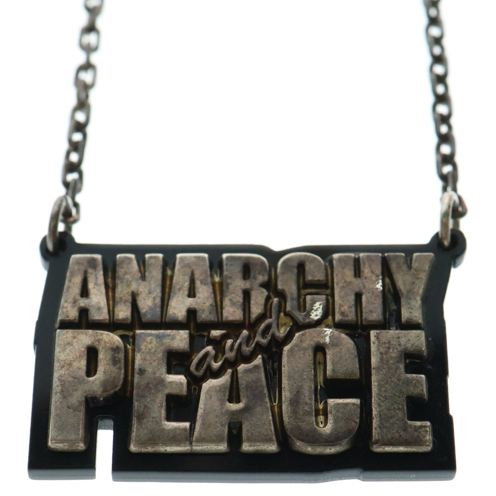 UNDERCOVER(アンダーカバー) Archive anarchy and peace アナーキーアンドピース シルバーネックレス