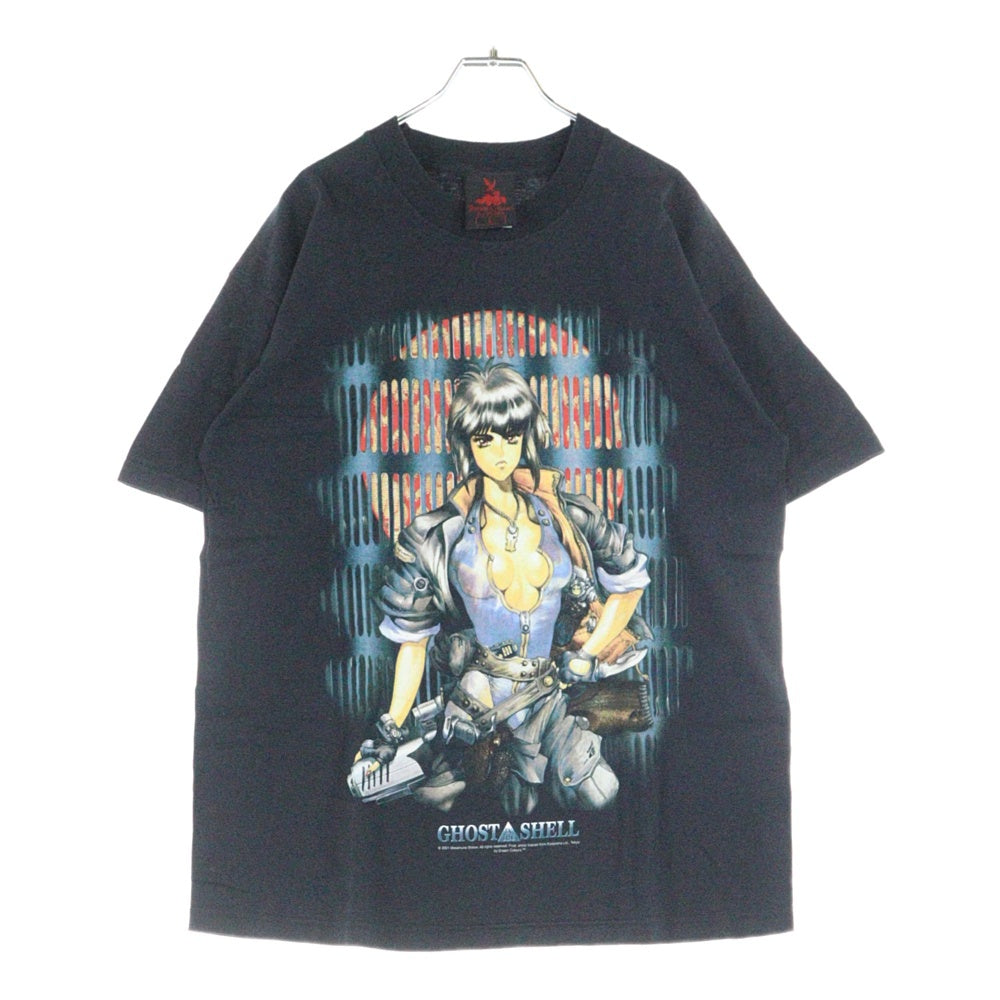 VINTAGE(ヴィンテージ) 00s GHOST IN THE SHELL 攻殻機動隊 草薙素子 半袖Tシャツ カットソー ブラック
