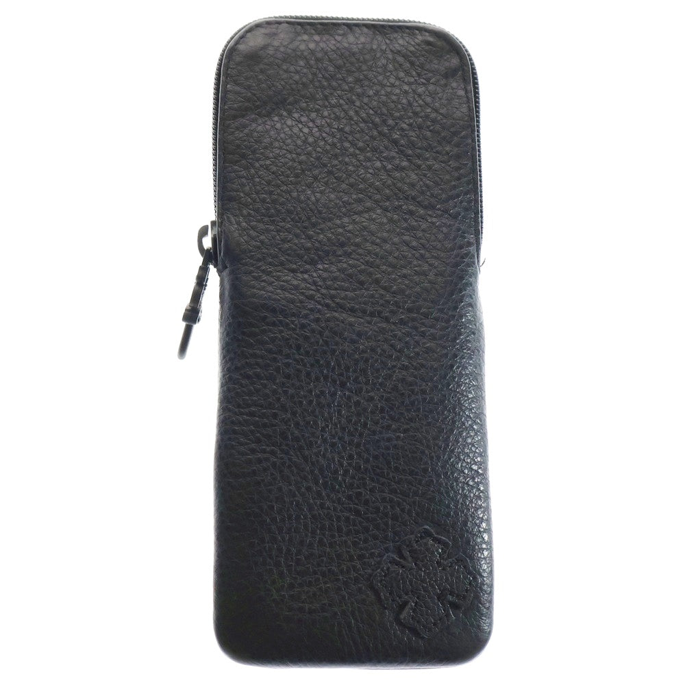 CHROME HEARTS(クロムハーツ) EYEWEAR CASE 3 CHクロスパッチ付き アイウェアケース メガネケース ブラック