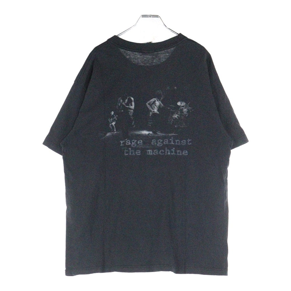 VINTAGE(ヴィンテージ) 90S RAGE AGAINST THE MACHINE BACK MEMBER PORTRAIT レイジアゲインストザマシーン 両面プリント 半袖Tシャツ ブラック
