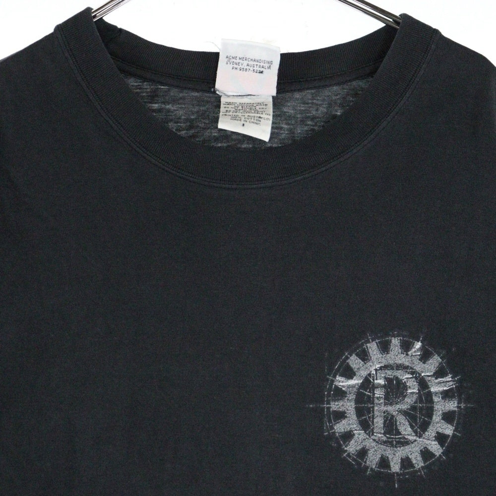 VINTAGE(ヴィンテージ) 90S RAGE AGAINST THE MACHINE BACK MEMBER PORTRAIT レイジアゲインストザマシーン 両面プリント 半袖Tシャツ ブラック