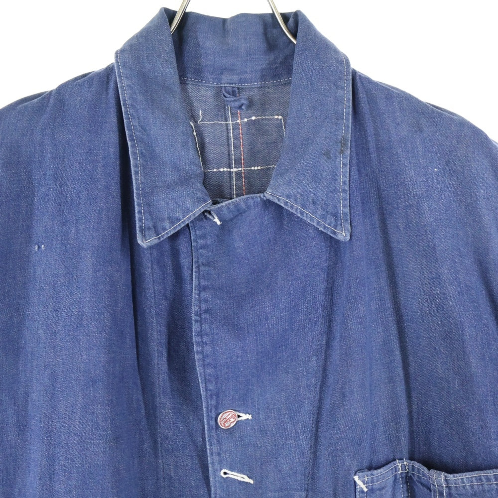 CARHARTT(カーハート) 50-60s VINTAGE ハートタグ カナダ製 カナダハート ハートボダン デニムカバーオール インディゴ