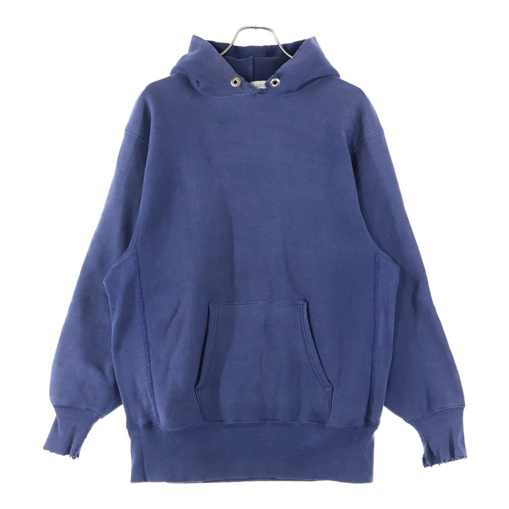 CHAMPION(チャンピオン) 70s Reverse Weave USA製 青単色タグ リバースウィーブ スウェットパーカー ネイビー