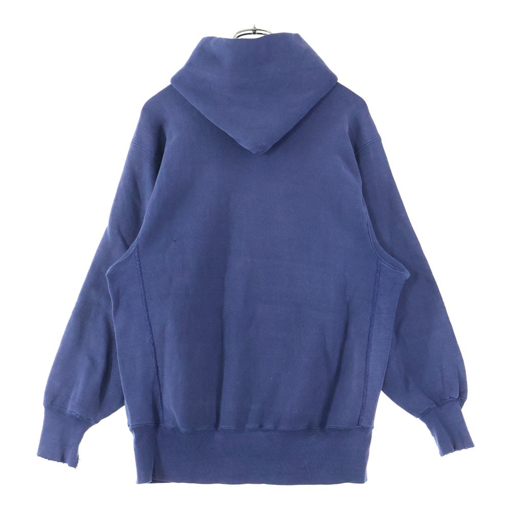 CHAMPION(チャンピオン) 70s Reverse Weave USA製 青単色タグ リバースウィーブ スウェットパーカー ネイビー