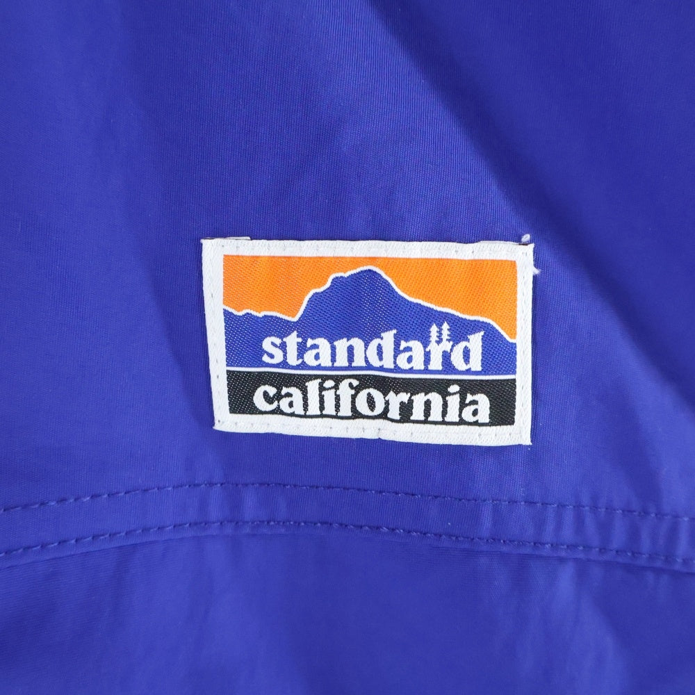 STANDARD CALIFORNIA(スタンダード カリフォルニア) STANDARD CALIFORNIA リバーシブル フリースジャケット ブルー/レッド
