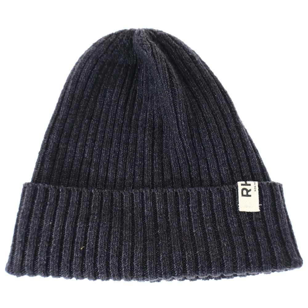 RHC Ron Herman(アールエイチシー ロンハーマン) 3021000073 ロゴワッペン ニットキャップ ニット帽 ネイビー