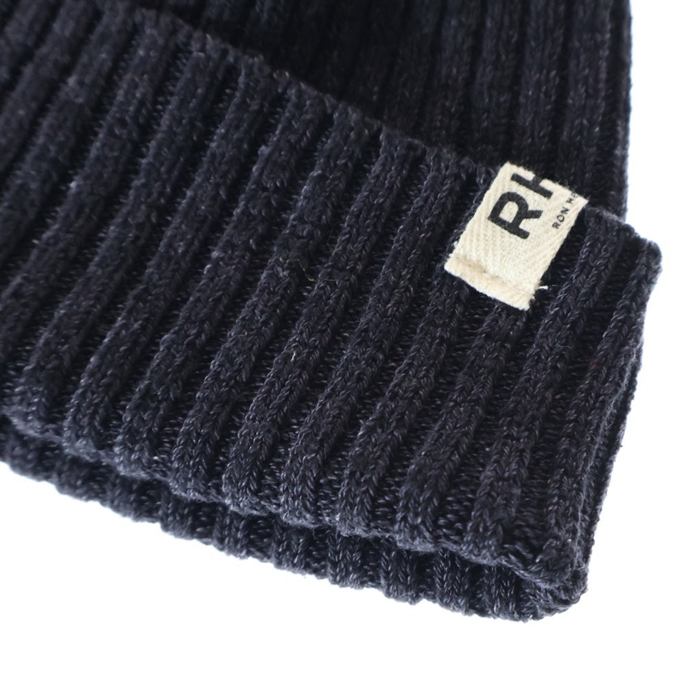 RHC Ron Herman(アールエイチシー ロンハーマン) 3021000073 ロゴワッペン ニットキャップ ニット帽 ネイビー