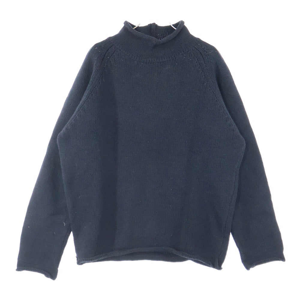 MASSES(マシス) MOCK NECK PO モックネック ニット セーター ブラック