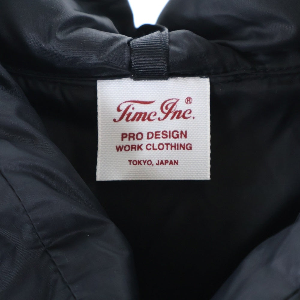 TOKYO INDIANS MC(トーキョー インディアンズ) ロゴ刺繍 ナイロン ダウンベスト アウター ブラック