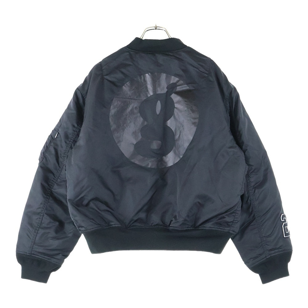 SUPREME(シュプリーム) 25SS × GOODENOUGH Reversible MA-1 グッドイナフ ワッペン付きリバーシブルブルゾン アウター ピンバッチ付き ブラック
