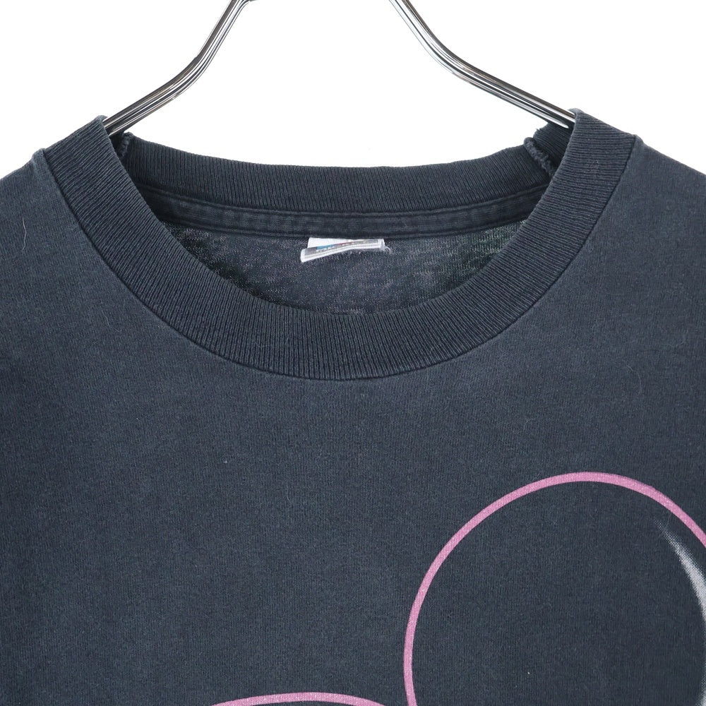 VINTAGE(ヴィンテージ) 90s Disney Mickey Mouse ディズニー ミッキーマウス ビッグフェイスプリント 半袖Tシャツ カットソー ブラック