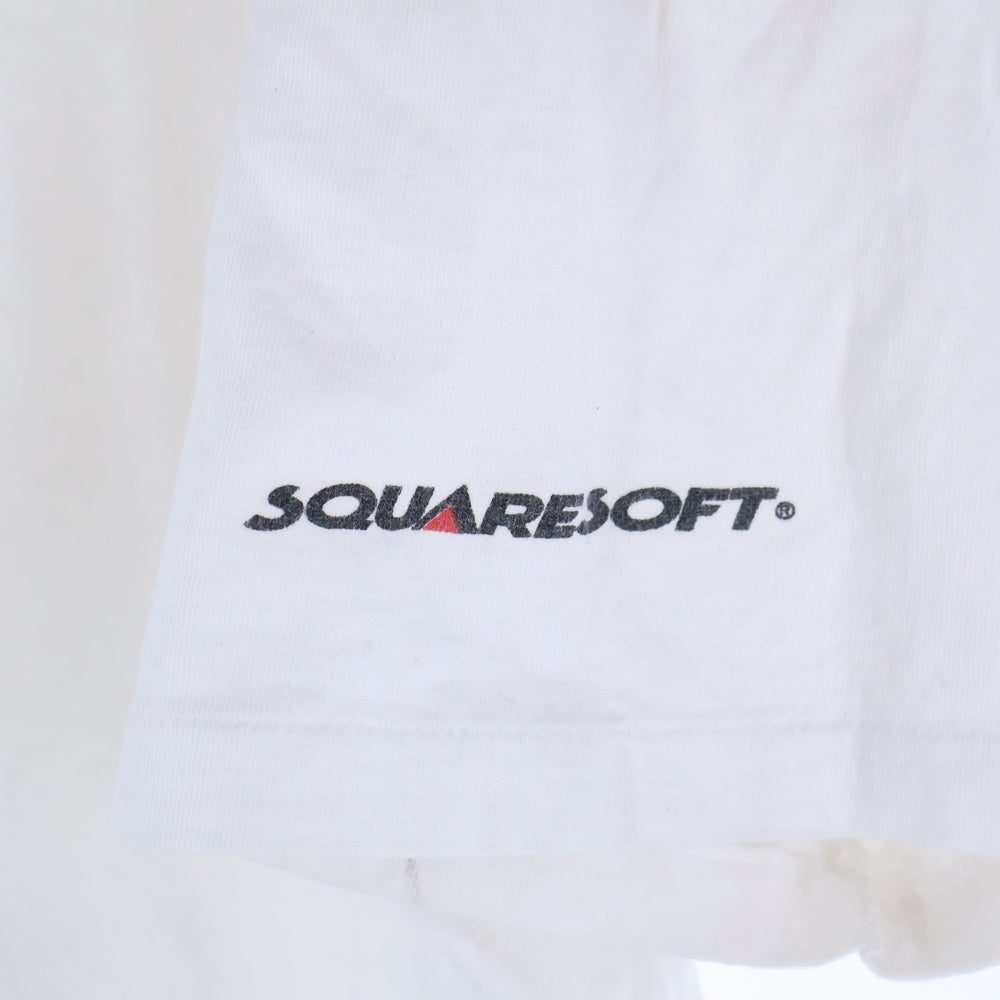 VINTAGE(ヴィンテージ) 90S FF7 Final Fantasy CLOUD STRIFE ファイナルファンタジー クラウド 半袖Tシャツ カットソー ホワイト