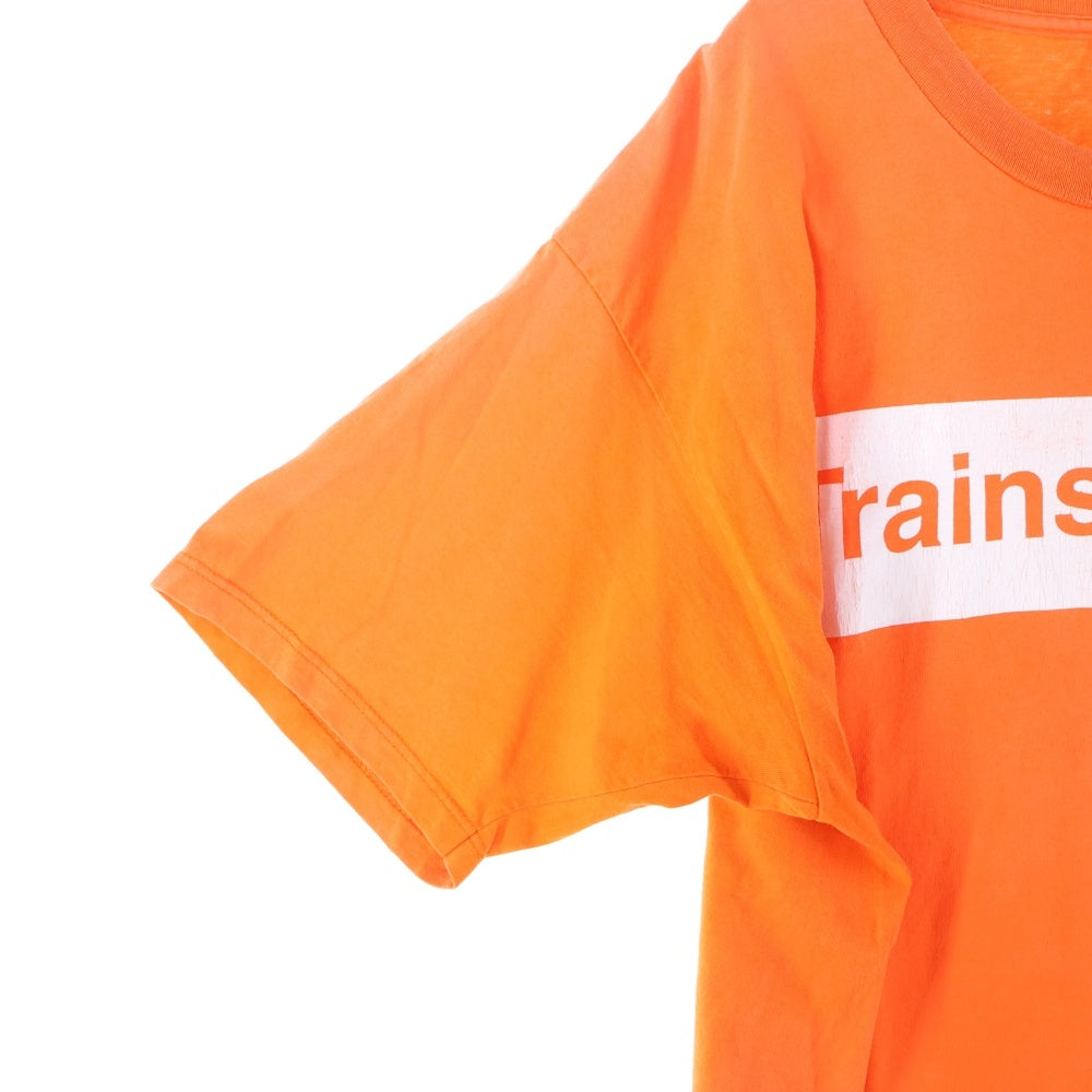 VINTAGE(ヴィンテージ) 90s Trainspotting Box Logo Movie Promo Tee トレインスポッティング 半袖Tシャツ カットソー オレンジ