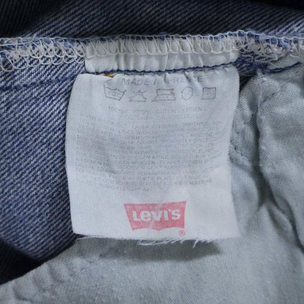 Levi's(リーバイス) × About Dreams 501 Butterfly Denim アバウトドリームス バタフライプリント リメイク デニムパンツ インディゴ