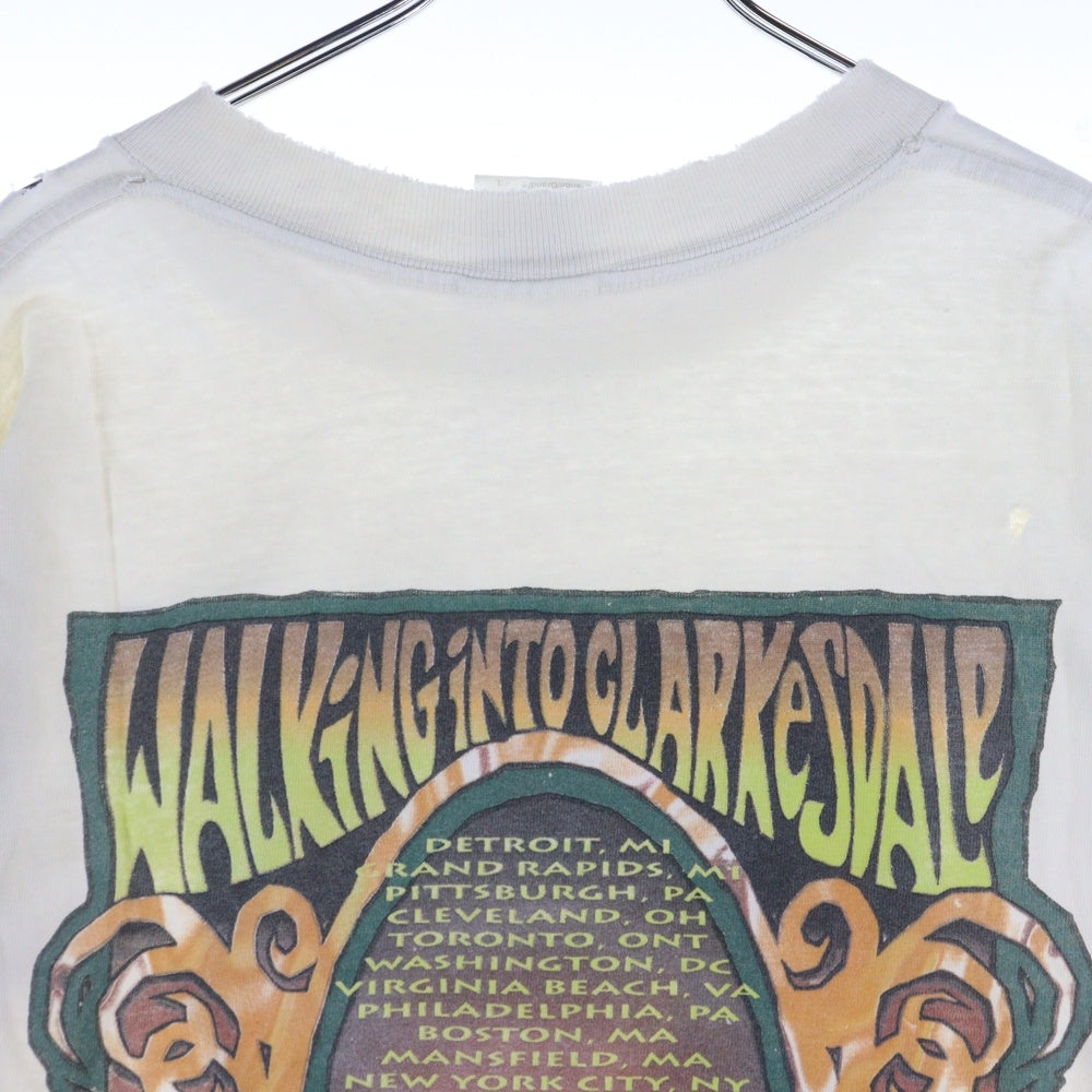 VINTAGE(ヴィンテージ) 90S Jimmy Page & Robert Plant ジミー・ペイジ&ロバート・プラント 両面プリント半袖Tシャツ カットソー ホワイト