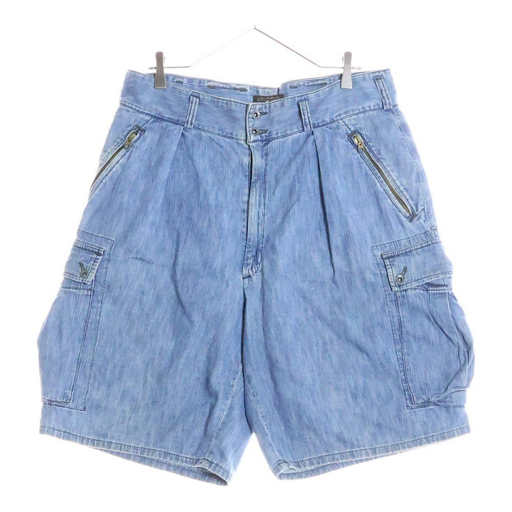 RRL(ダブルアールエル) 90S 三つ星タグ メタルボタン デニムバギーショーツ ハーフパンツ インディゴ