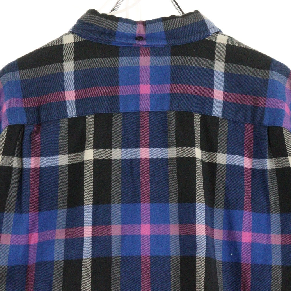 SUPREME(シュプリーム) 23AW Plaid Flannel Shirt タータンチェック フランネルシャツ 長袖シャツ ブルー