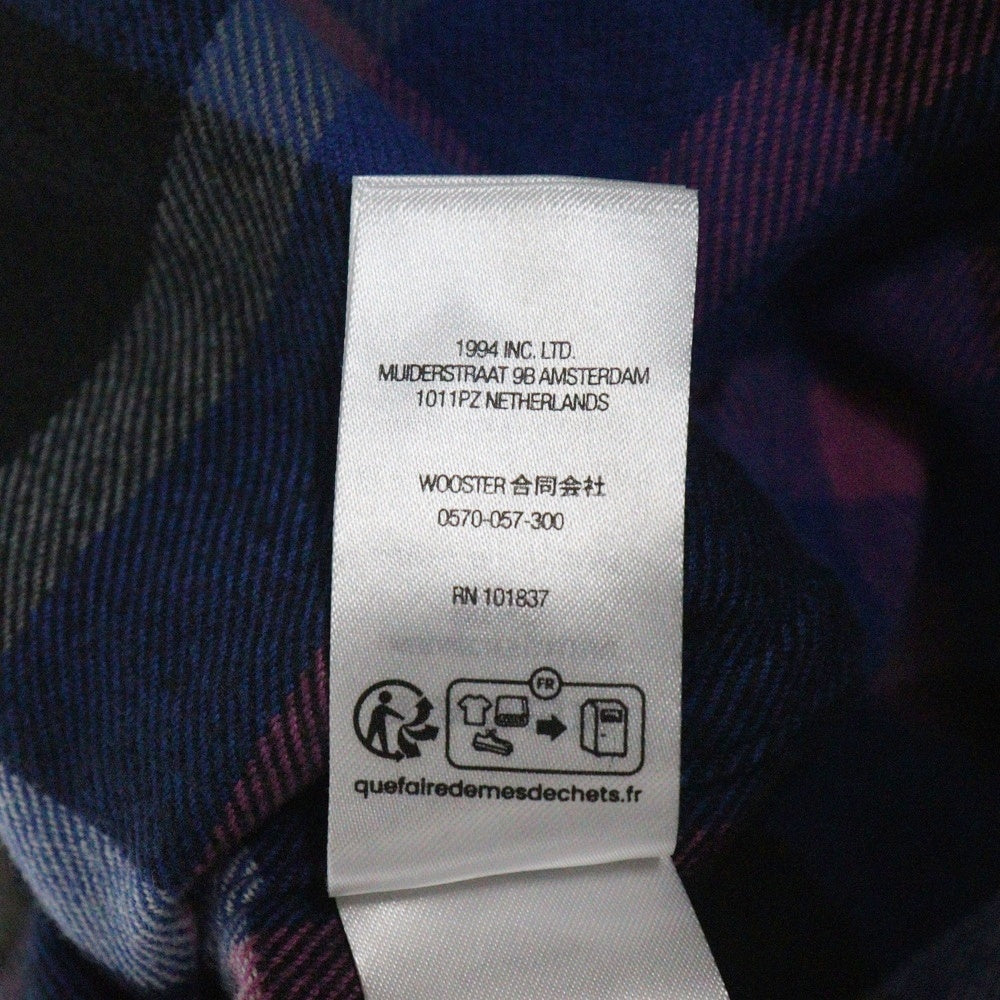 SUPREME(シュプリーム) 23AW Plaid Flannel Shirt タータンチェック フランネルシャツ 長袖シャツ ブルー