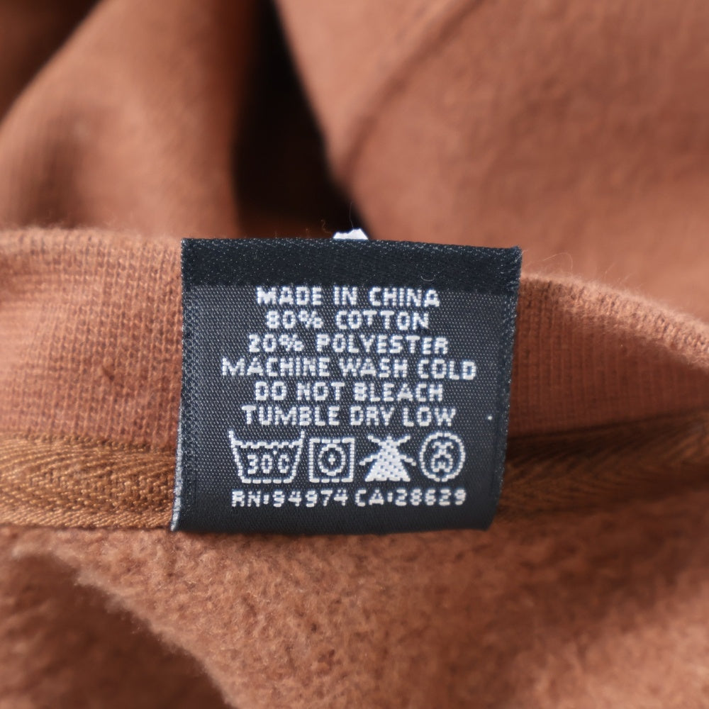 STUSSY(ステューシー) 00s VINTAGE センター刺繍ロゴ スウェット トレーナー ブラウン