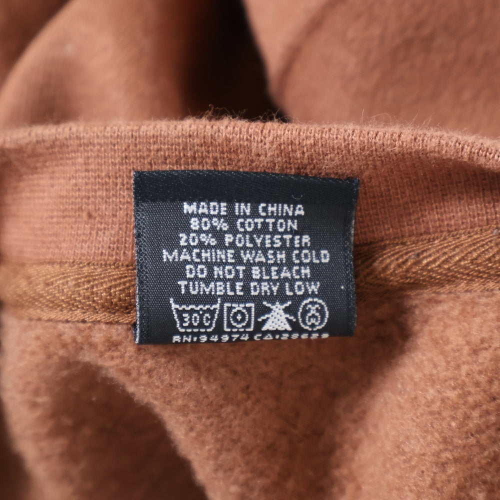 STUSSY(ステューシー) 00s VINTAGE センター刺繍ロゴ スウェット トレーナー ブラウン