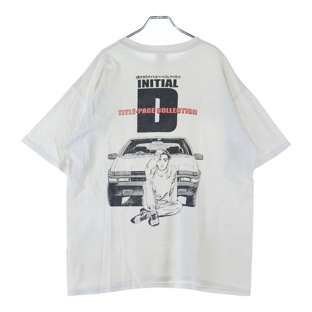 VINTAGE(ヴィンテージ) 00s Initial D TEE 頭文字D 両面プリント半袖Tシャツ カットソー ホワイト