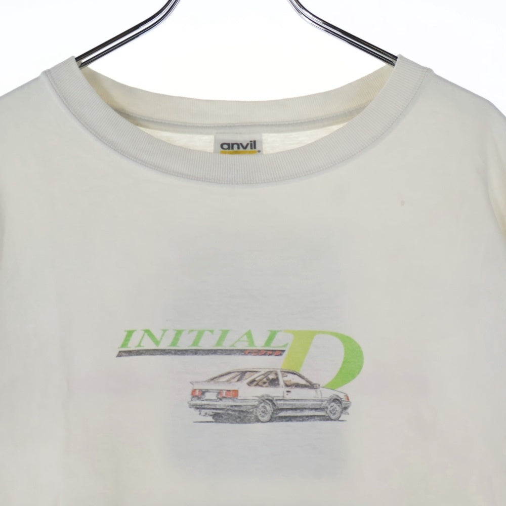 VINTAGE(ヴィンテージ) 00s Initial D TEE 頭文字D 両面プリント半袖Tシャツ カットソー ホワイト
