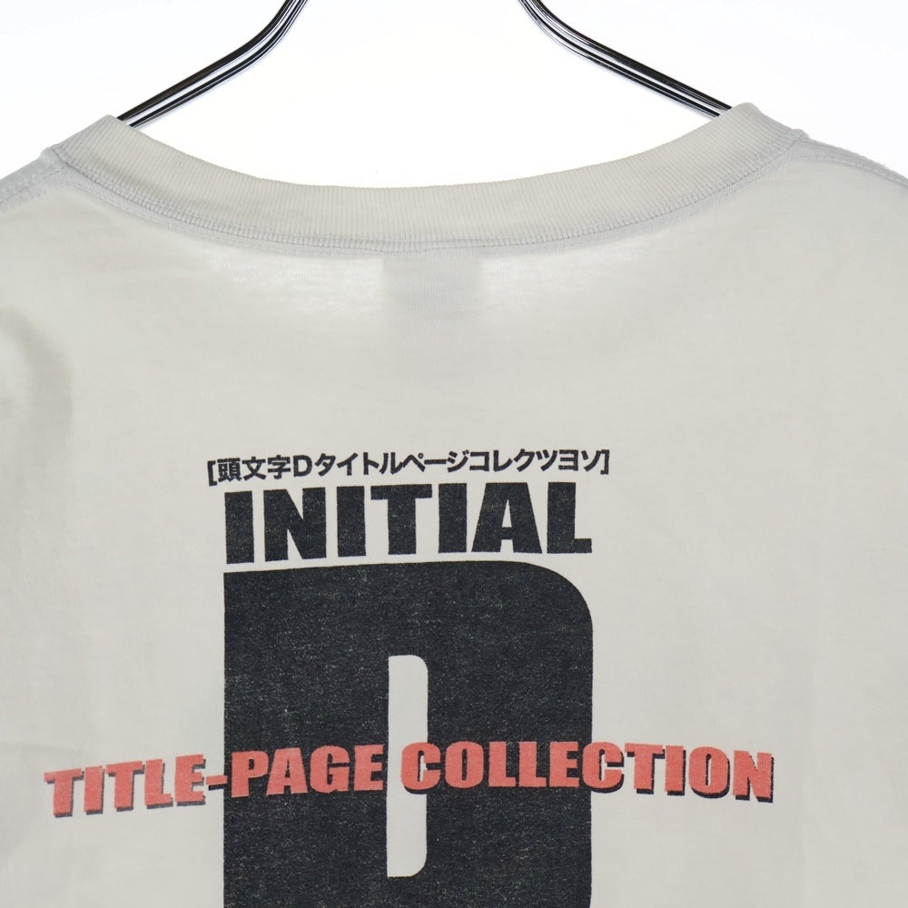 VINTAGE(ヴィンテージ) 00s Initial D TEE 頭文字D 両面プリント半袖Tシャツ カットソー ホワイト
