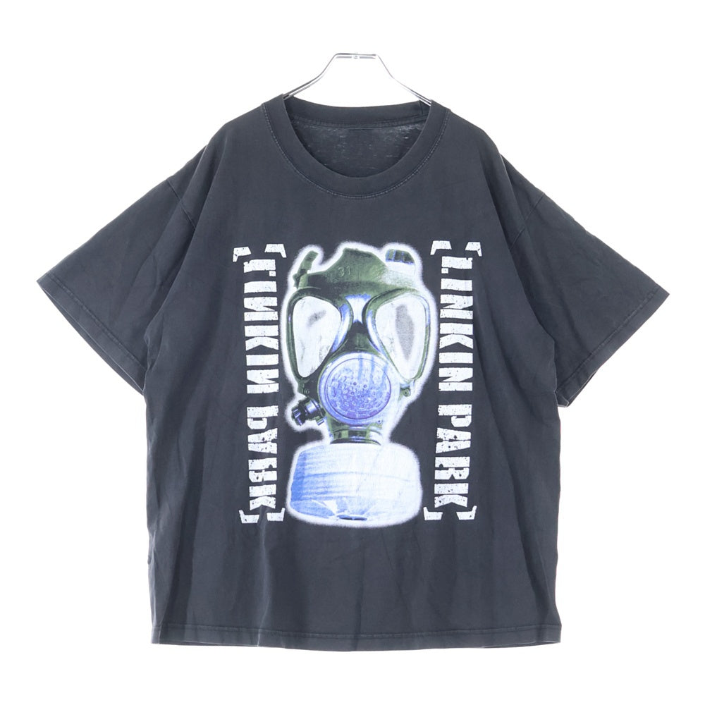 VINTAGE(ヴィンテージ) 90s LINKIN PARK METEORA GAS MASK TEE リンキンパーク ガスマスク 両面プリント半袖Tシャツ カットソー ブラック