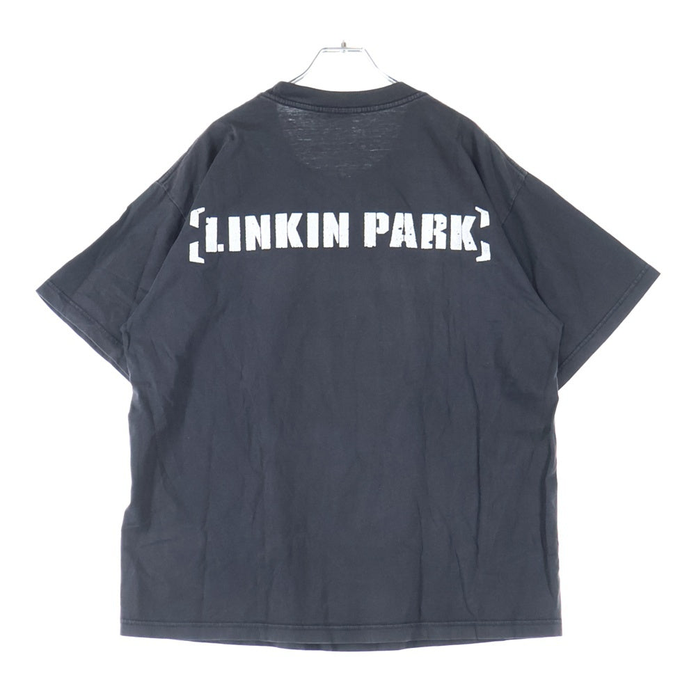 VINTAGE(ヴィンテージ) 90s LINKIN PARK METEORA GAS MASK TEE リンキンパーク ガスマスク 両面プリント半袖Tシャツ カットソー ブラック