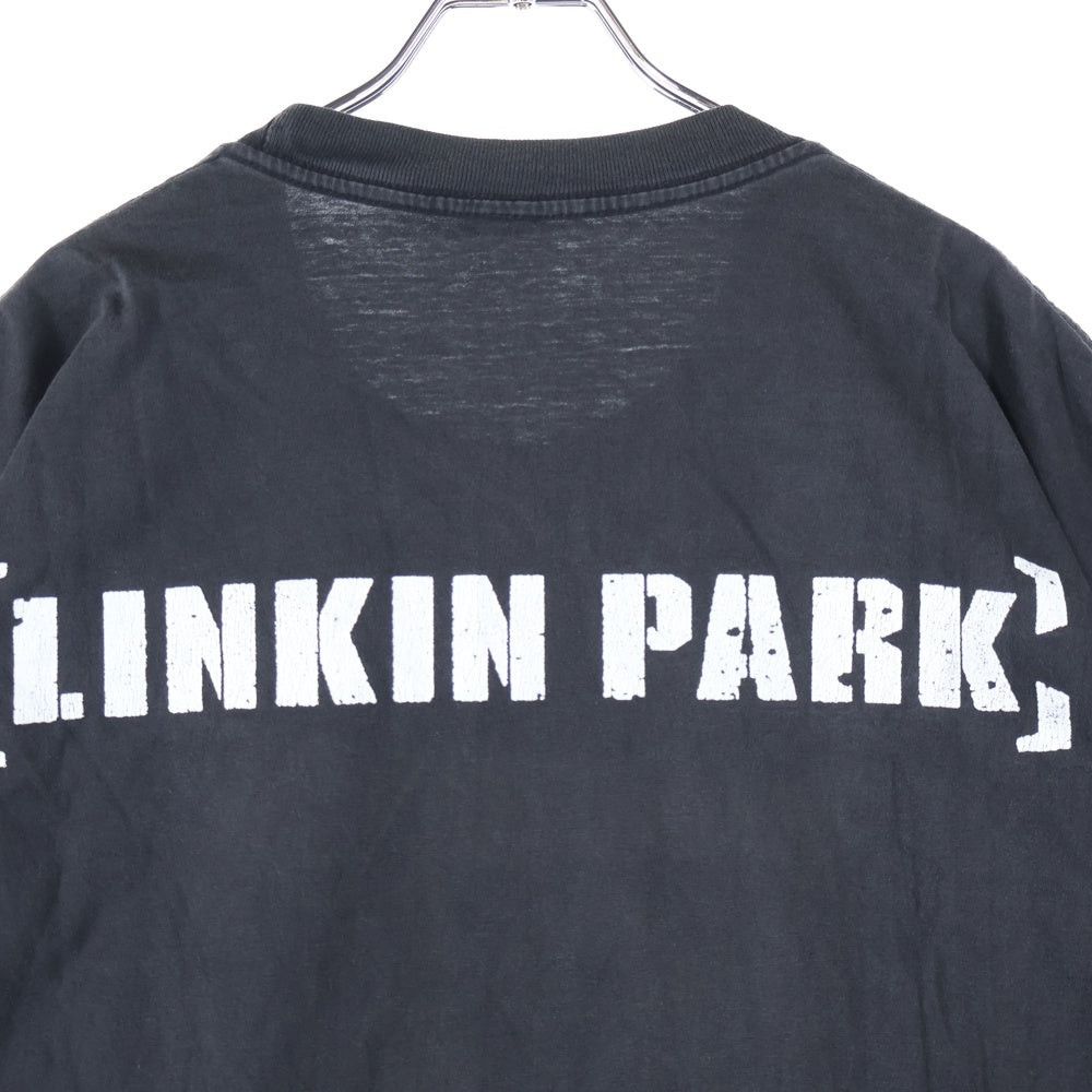 VINTAGE(ヴィンテージ) 90s LINKIN PARK METEORA GAS MASK TEE リンキンパーク ガスマスク 両面プリント半袖Tシャツ カットソー ブラック